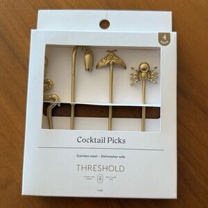 Cocktail Picks Halloween Set of 4 Threshold